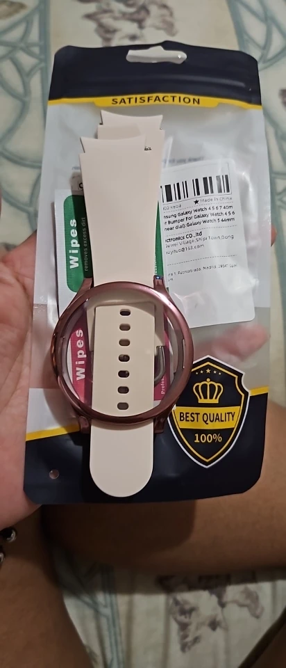 TPU Case+Silicone Strap For Samsung Galaxy Watch 4 5 6 7 40mm 44mm Band Screen Protective Cover Bumper For Galaxy Watch 4 5 6 7 photo review