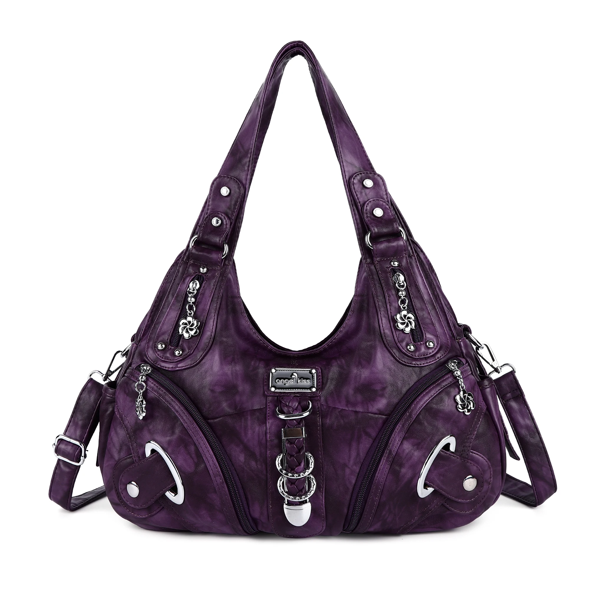 2022 Angel Kiss New Production Women Tiedyeing Washed Handbag Unique