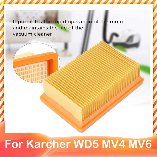Filtre plissé Karcher Premium MV4.., MV5.., MV6.. / WD4.., WD5.., WD6..