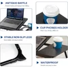 Laptop Desk Bed Table Adjustable Foldable Desk Notebook Stand Reading Holder with Cup Holder for Writing/Working on Bed/Couch 4