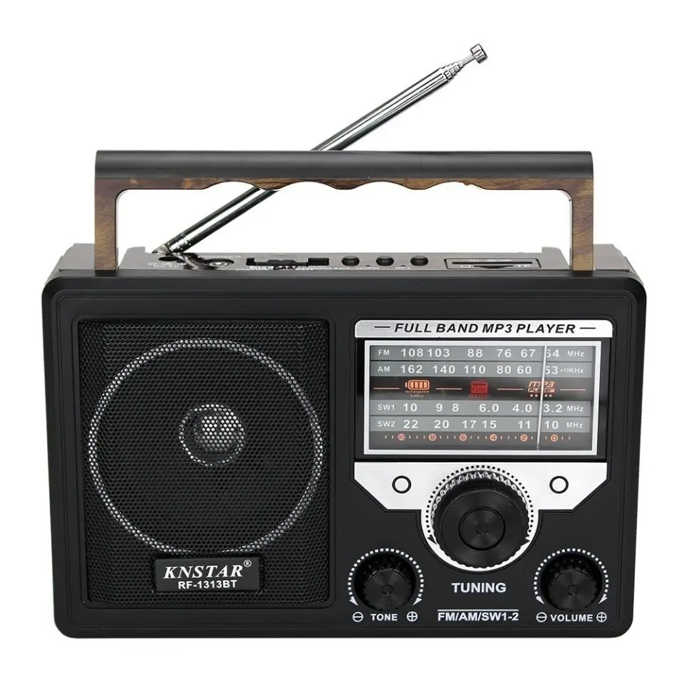 Radio à Transistor rétro fonctionnant sur Batterie AM FM SW, Petite