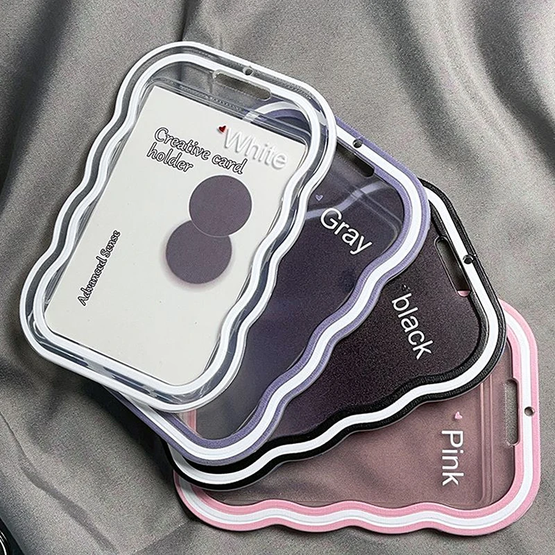 Photo Card Holder Creative Design Kpop Transparent Keychain Photo Sleeves Bus Card Student Case Protector