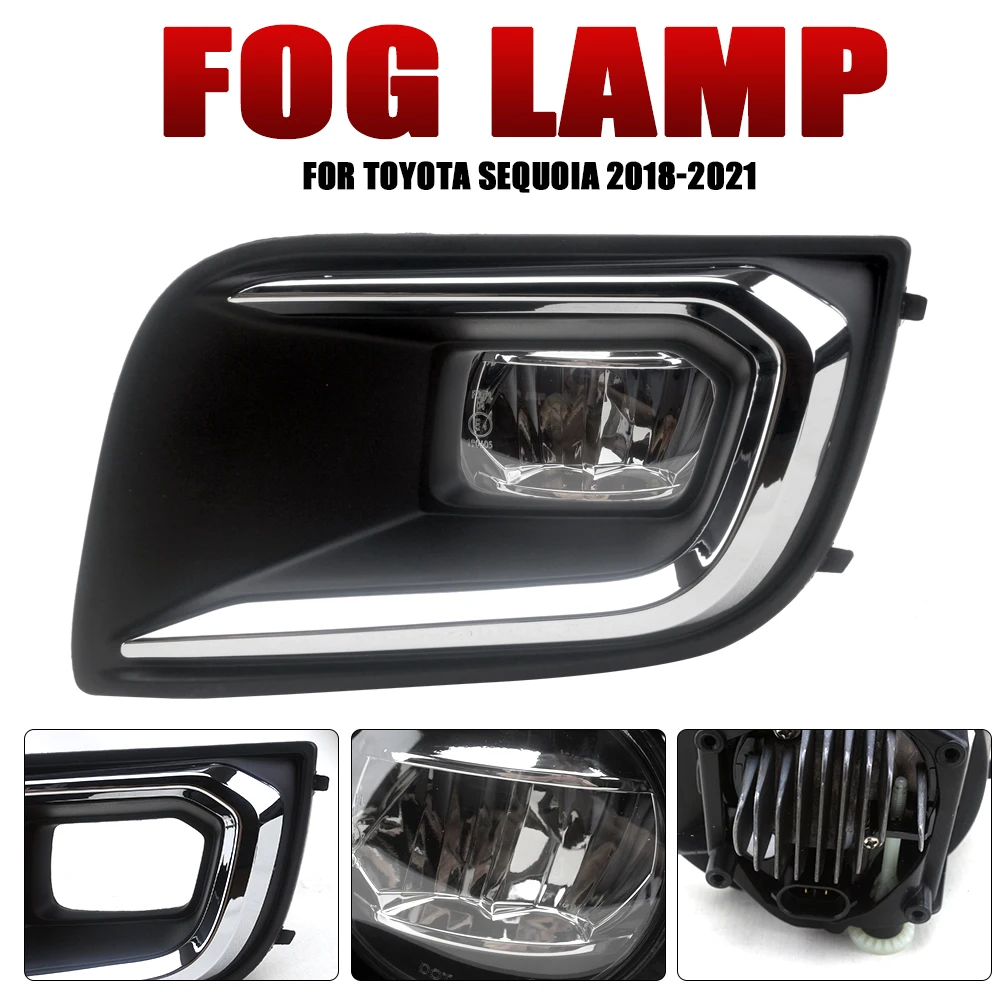 2008-2017 Toyota Sequoia Fog Light - Eagle Eyes TY1084-B0000 - Front