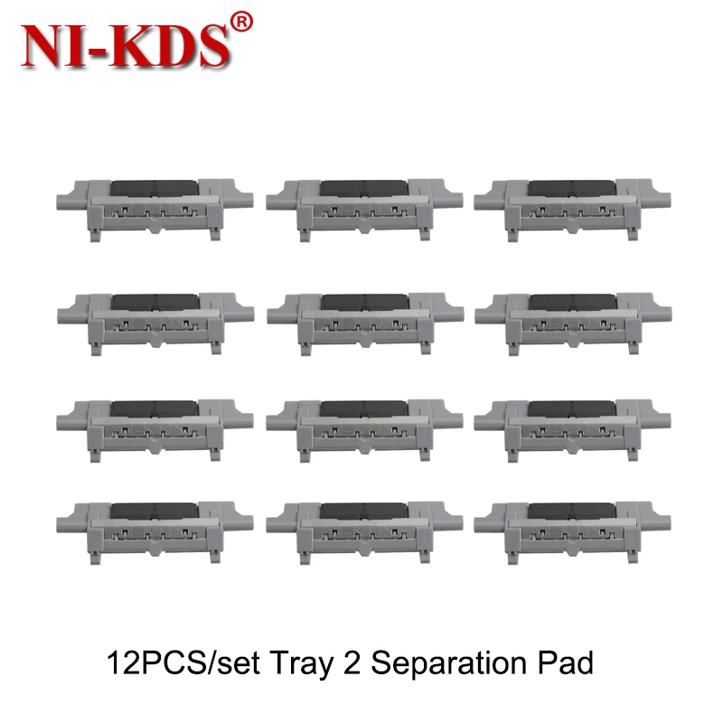 

12pcs Tray 2 Separation Pad for HP LaserJet P2035 2055 P2035 P2055 P2035n P2055d P2055dn P2055x M401D 425 Printer Series
