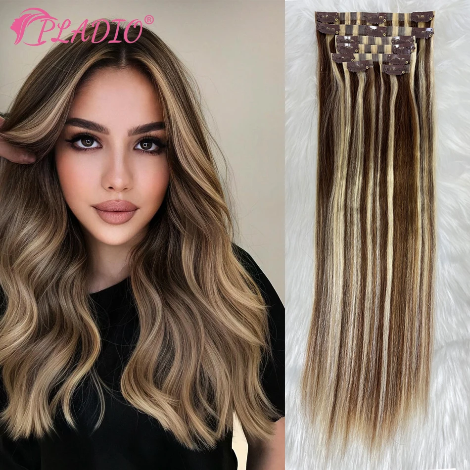 120gram-seamless-clip-in-hair-extensions-human-hair-7pcs-invisible-pu-skin-weft-natural-color-straight-hair-extensions-for-women