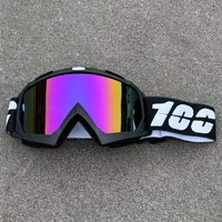 Newest 100 Motorcycle Goggles For Men Motocross Sunglasses Safety Protective MX Night Vision Helmet Goggles Driving Glasses 2
