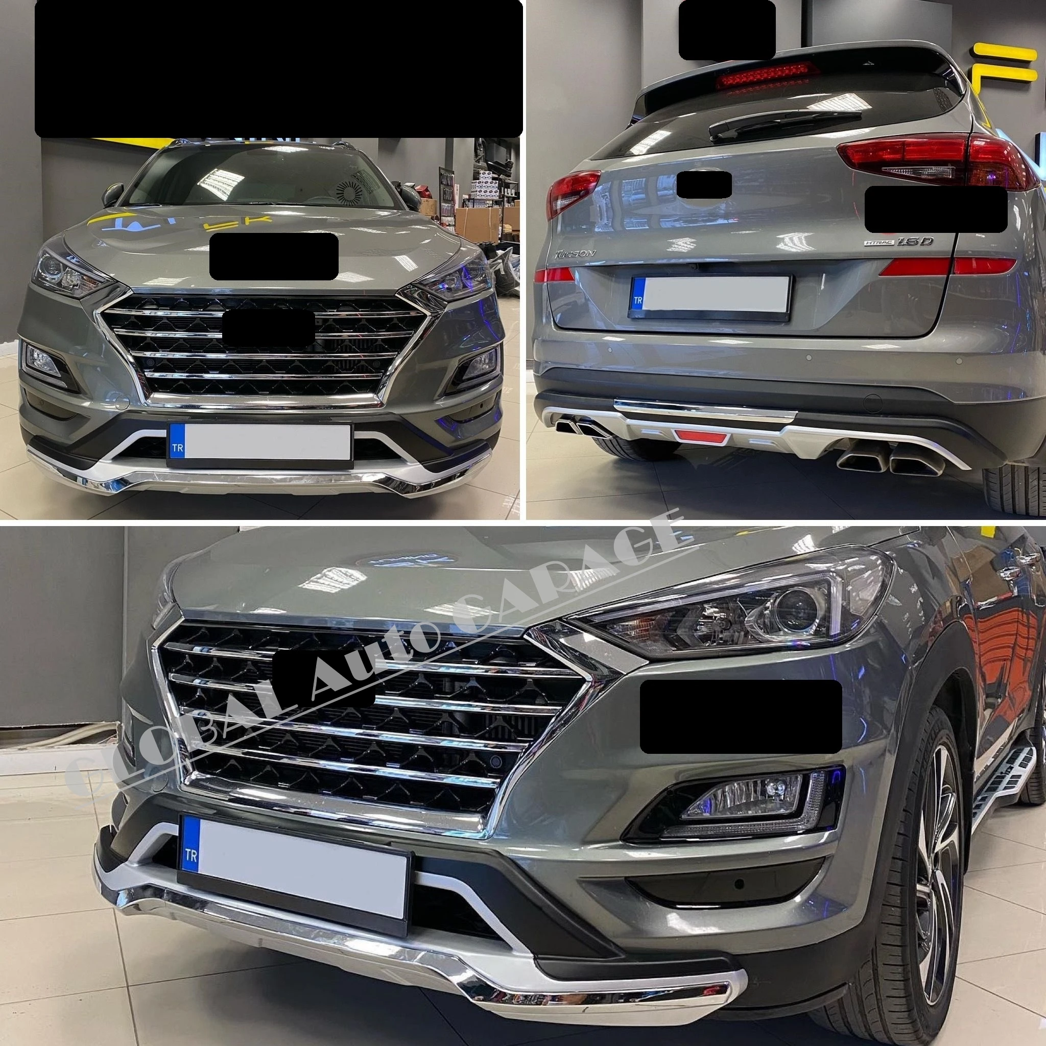 

Удлинитель для переднего и заднего бампера Hyundai Tucson 2019 +