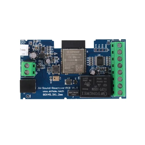 ATHOM-사전 깜박이 음악 효과 IR 원격 WLED 5-24V WS2812B WS2811 SK6812 TM1814 WS2813 WS2815, LED 조명 스트립 컨트롤러 4