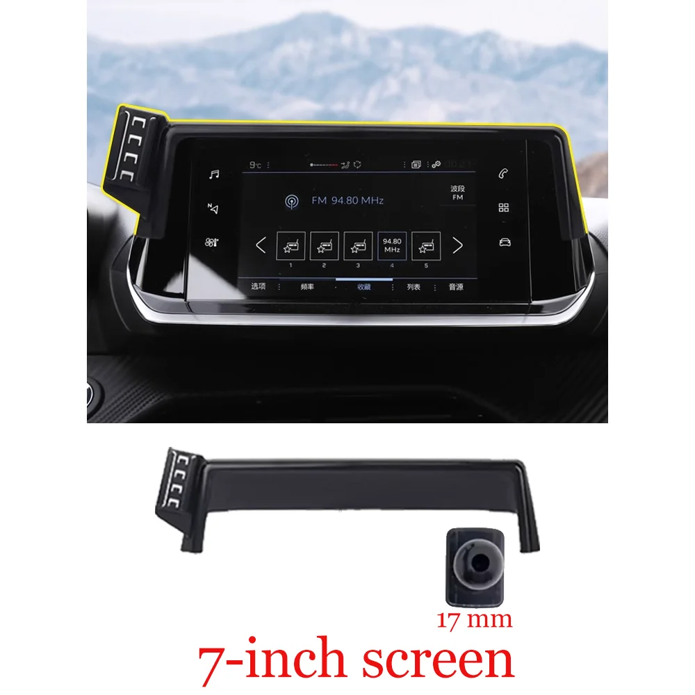 Car Mobile Phone Holder for Peugeot 2008 P24 e-2008 ~ GPS Air Vent Cell GPS Clip Stand Support Accessories iPhone