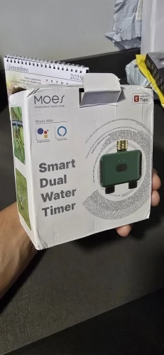 MOES Tuya ZigBee 1-2Way Water Timer Garden Sprinkler Filter Brass Inlet Programmable Automatic Irrigation Via Alexa Google Home photo review