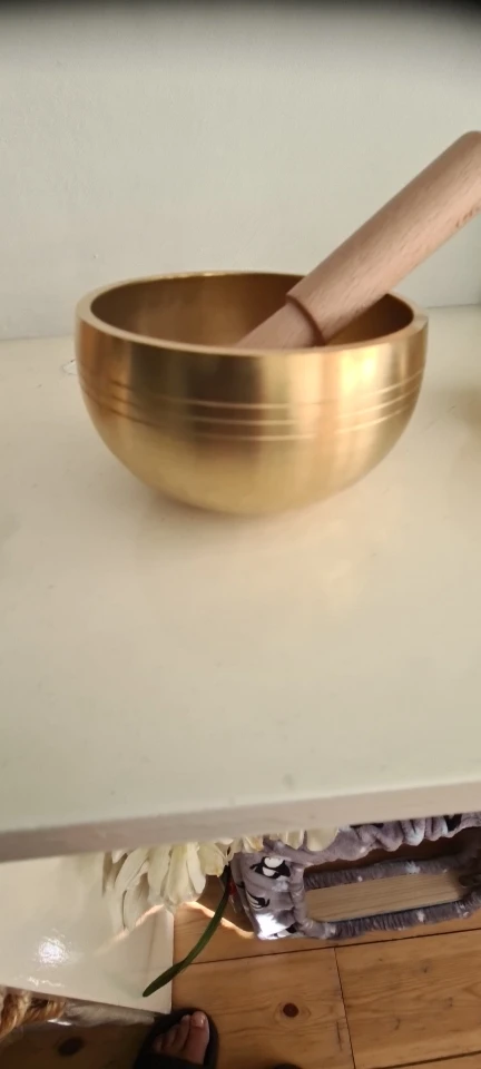 Tibetan Handmade Brass Singing Bowl | Meditation & Yoga Bowl photo review