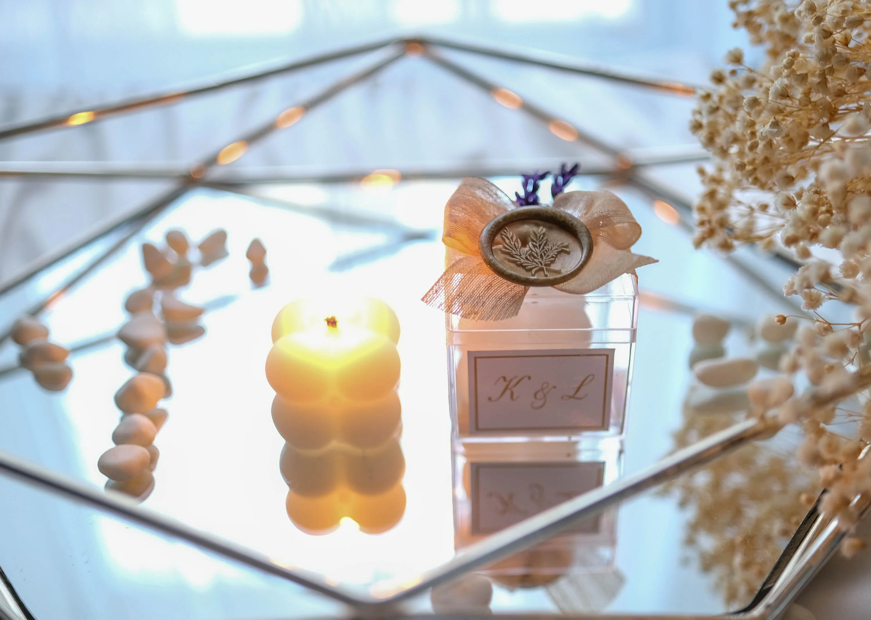 Wedding candle flower gift bag personalized rustic decoration gift marriage christening candle favor for guests 9 A615fc3cbaa104a1497607e90efba26f2q