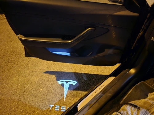 Midnight Glow, Tesla Projector Doors Lights customer photo