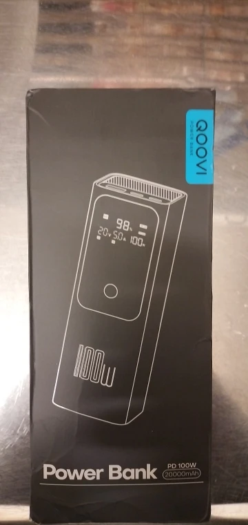 QOOVI PD 100W Power Bank 20000mAh External Battery Capacity Fast Charging Portable Charger Powerbank photo review
