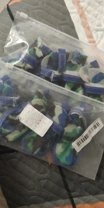 Mesh Breathable Non-slip Dog Shoes, Keep Your Small to Medium Dogs and Cats Stylish and Comfortable in Summer photo review