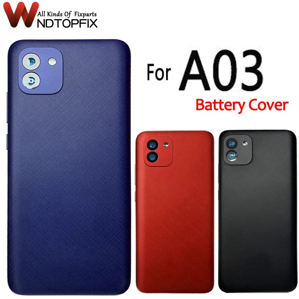 

6.5" For Samsung Galaxy A03 Back Battery Cover Door Housing Replacement Parts For Samsung A03 SM-A035F SM-A035F/DS Cover +Logo