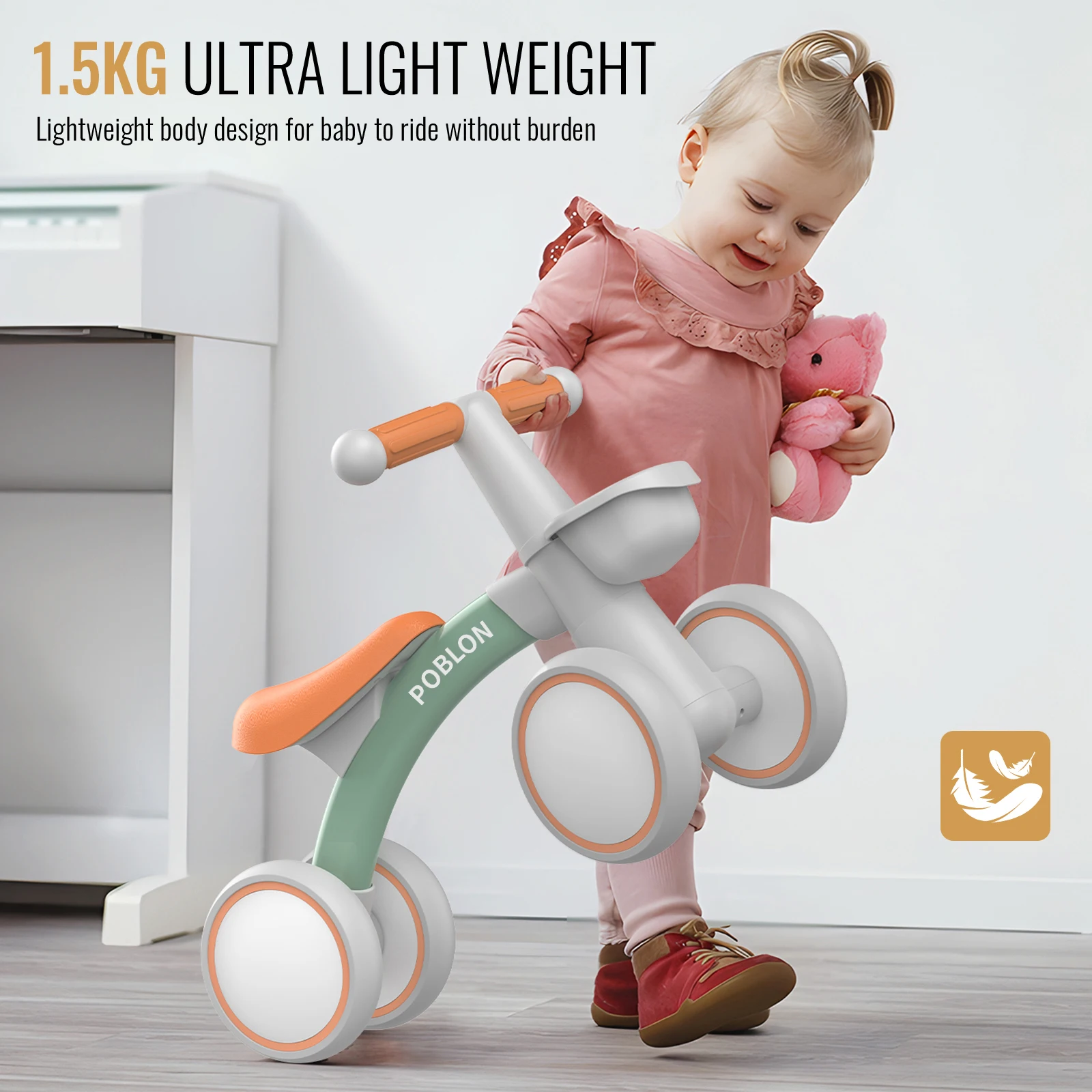Sliding Bike Baby Walker