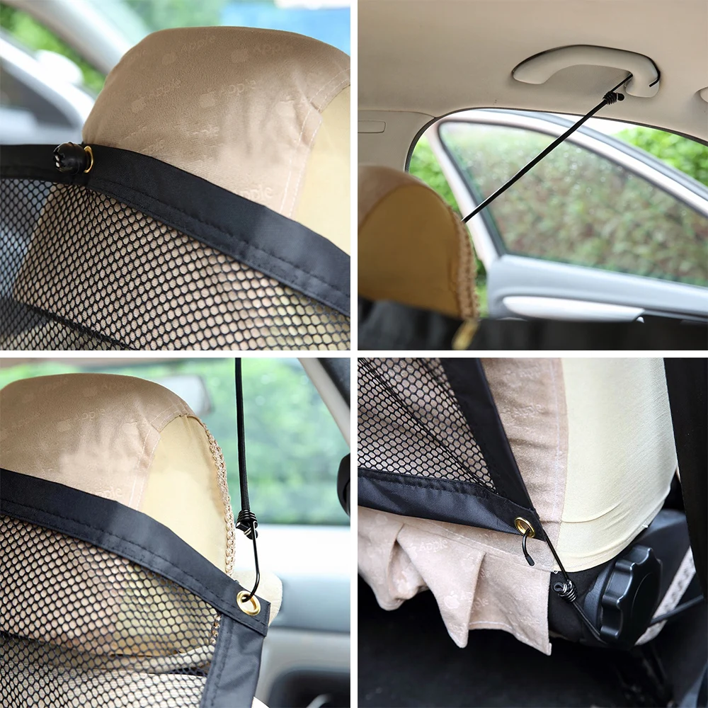 SMELL SMILE Red Coche para Perros,Cubierta Protectora De Coche