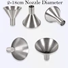 Manual Filling Machine Stainless Steel Large Diameter Feeding Hopper Packaging Vacuum Bag Oil Proof Sub-Packing Machine Funnel 6