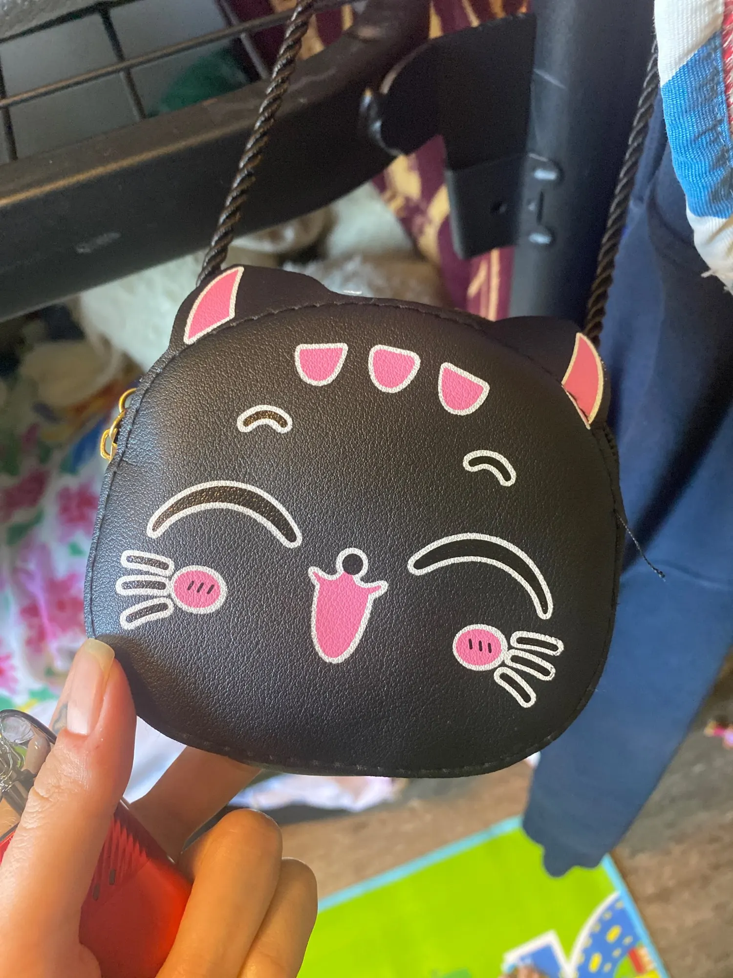 Messenger Bag Cute Cat Children Fashion Coin Purses and Handbags photo review