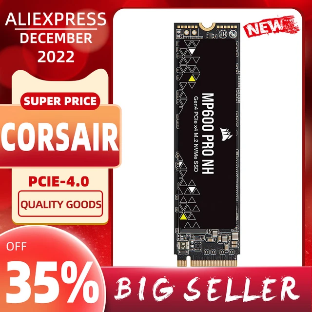 Corsair-Disque dur SSD pour ordinateur portable, MPFemale Pro, M.2 NVME  PS5, 4x4, 1 To, NH PCIe - AliExpress