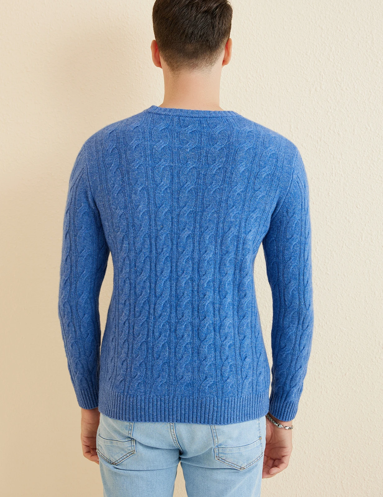 Sweater for Men 100% Merino Wool Knit Sweaters 2023 Fall Winter Warm Long Sleeve Mock Neck Pullovers Male Korean Luxury Clothing 6