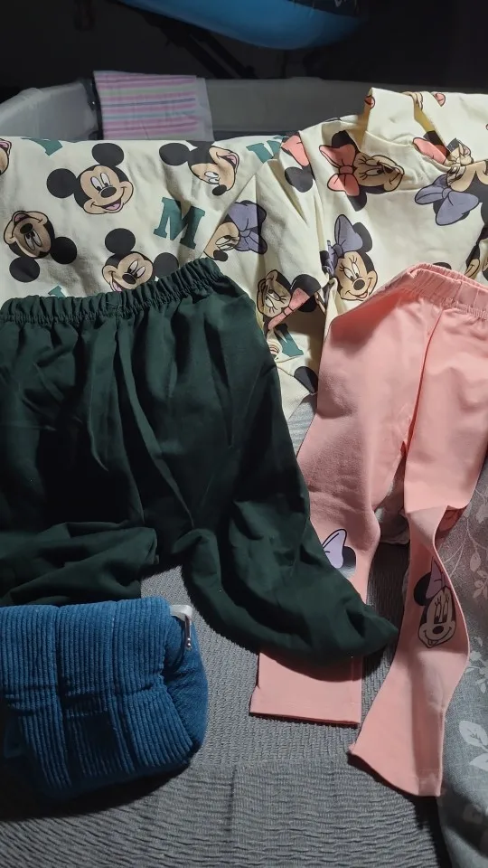 Chándales de manga larga para niños de 1 a 6 años, sudadera holgada informal + Pantalones, conjunto de 2 piezas, traje holgado a la moda para niños pequeños, ropa para el hogar photo review