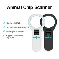 Animal Chip Scanner 134.2Khz 125Khz Pet Microchip Reader 500 Records Memory Animal Tag Reader 1