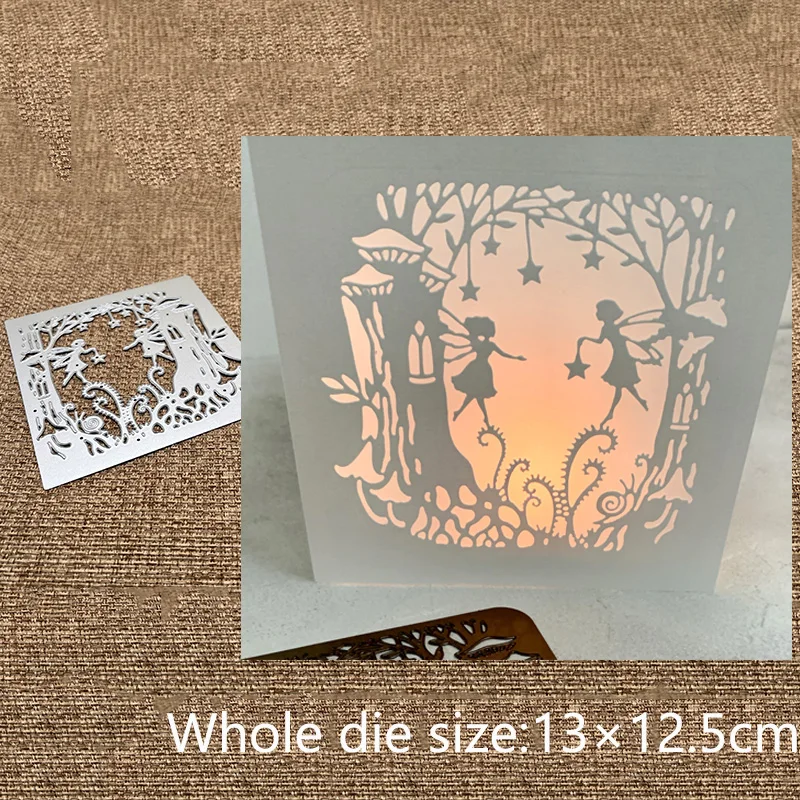 New Design Craft Metal stencil mold Cutting Dies Jungle Fairy decoration  scrapbook die cuts Album Paper Card Craft Embossing - AliExpress