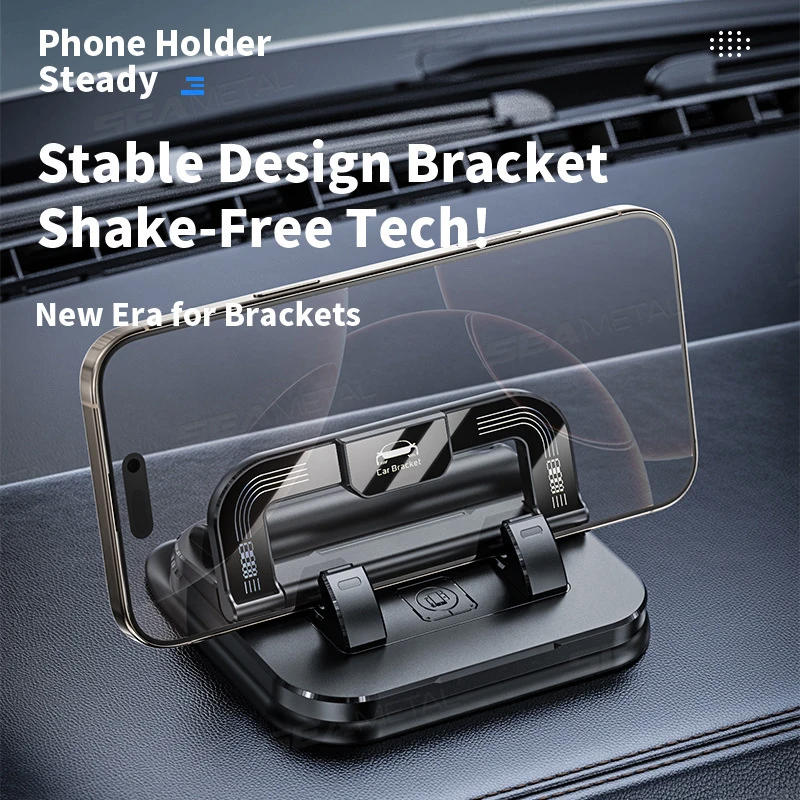 Car Dashboard Phone Mount Anti Slip Free Rotation Holder