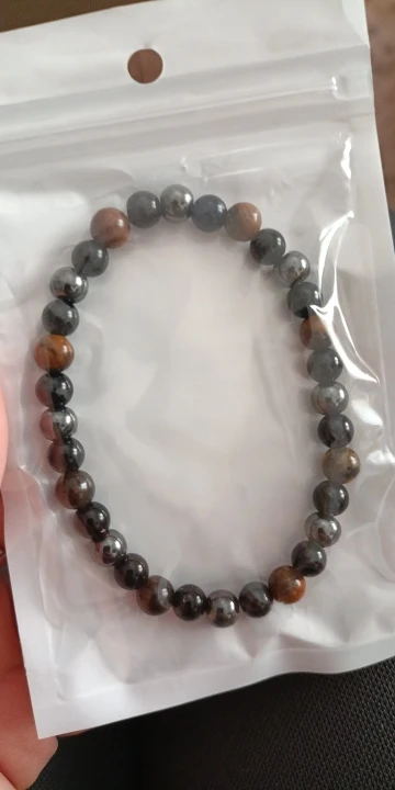 Triple Protection Bracelet: Tiger’s Eye, Obsidian & Hematite photo review