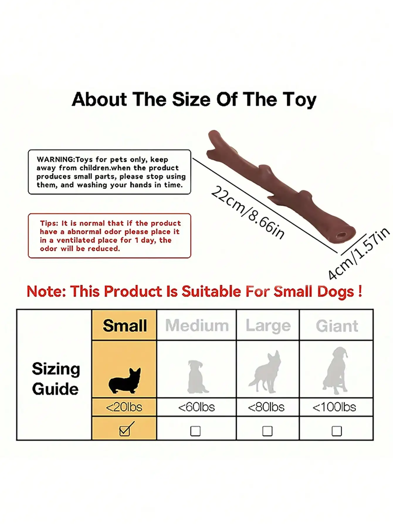 Branch shaped pet sound toy 2