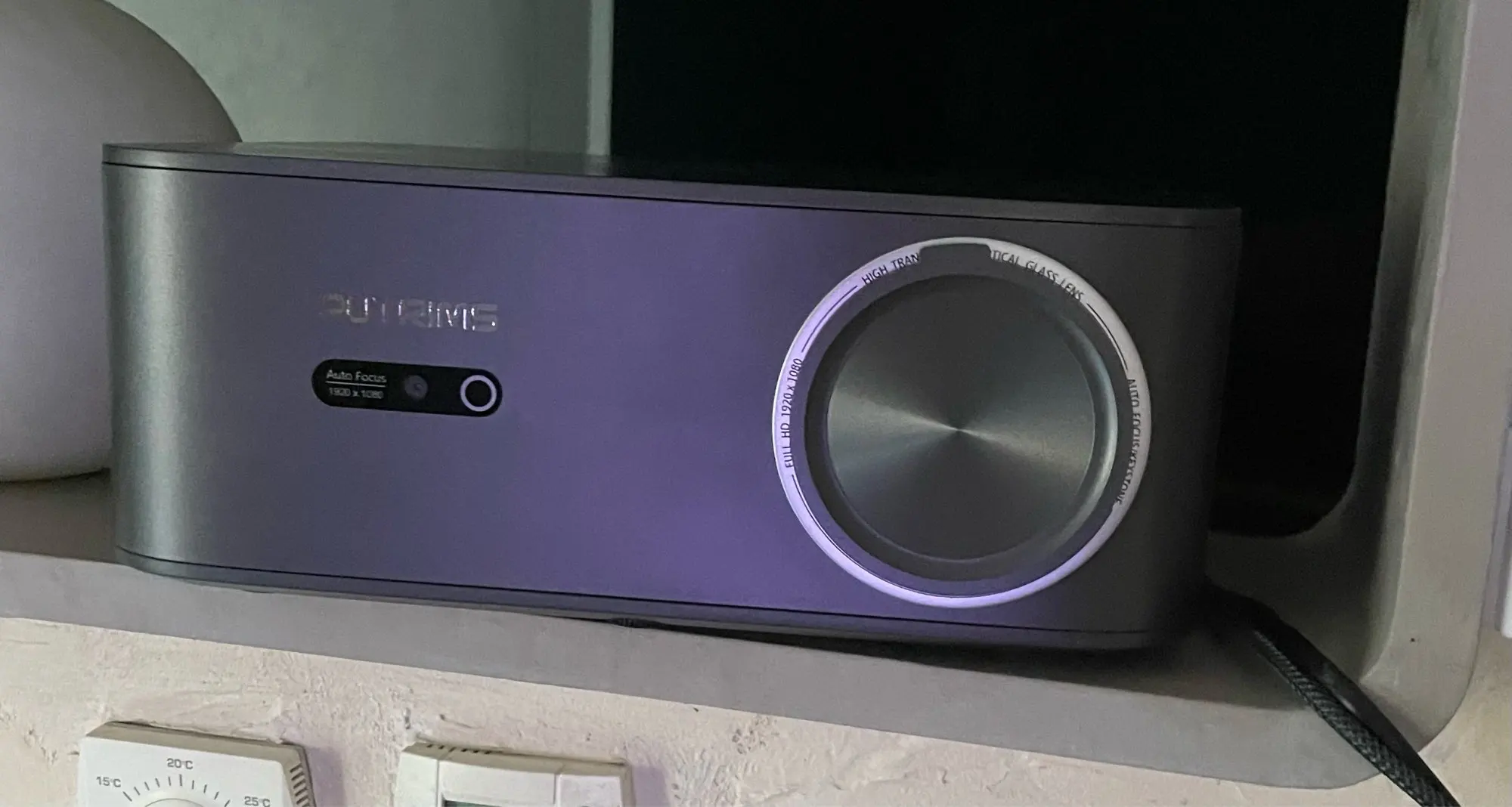 PUTRIMS K12 Projetor FHD 1080P Projetor Bluetooth WiFi Netflix