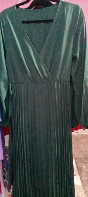 Robe maxi plissée photo review