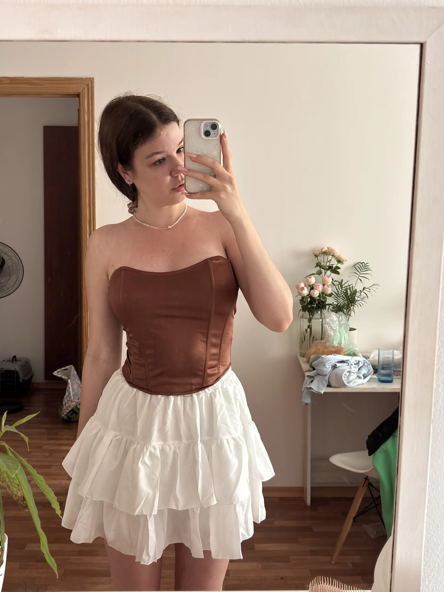 Elegant Pleated A-Line Skirt for Summer Chic Style photo review