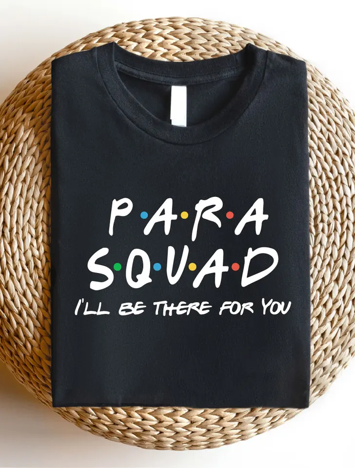 Cute Cotton T-Shirt for Teacher Aides and Educators