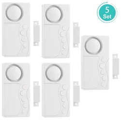 High - Volume Wireless Magnetic Sensor Alarm (5 Sets Alarm)