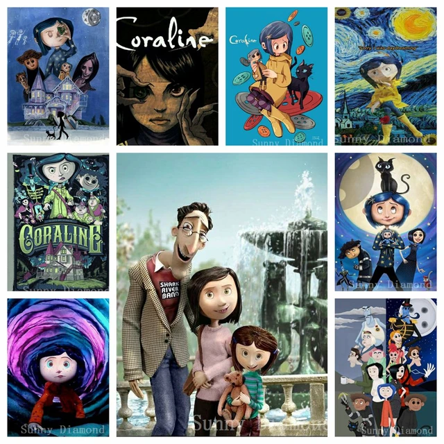 5D DIY Diamond Painting Coraline Cross Stitch Kits Home Decor