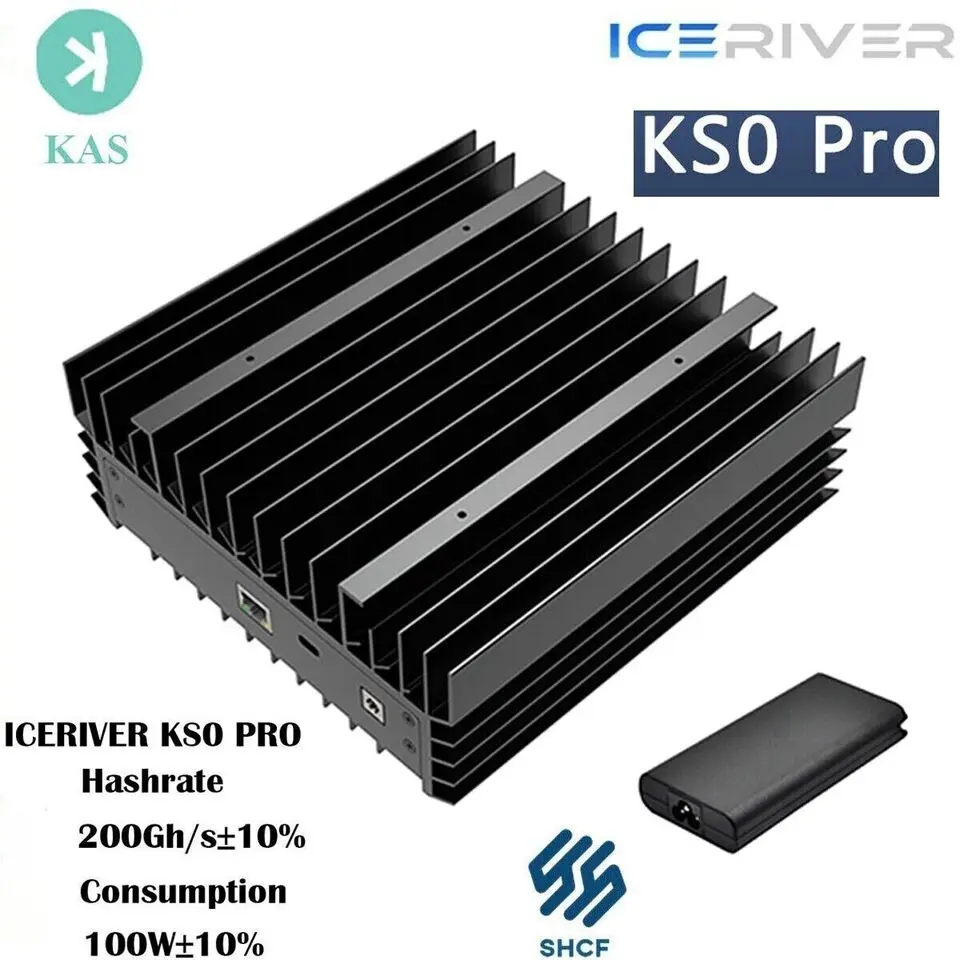 

New IceRiver KAS KS0 PRO Asic Kaspa Miner 200Gh/s With PSU
