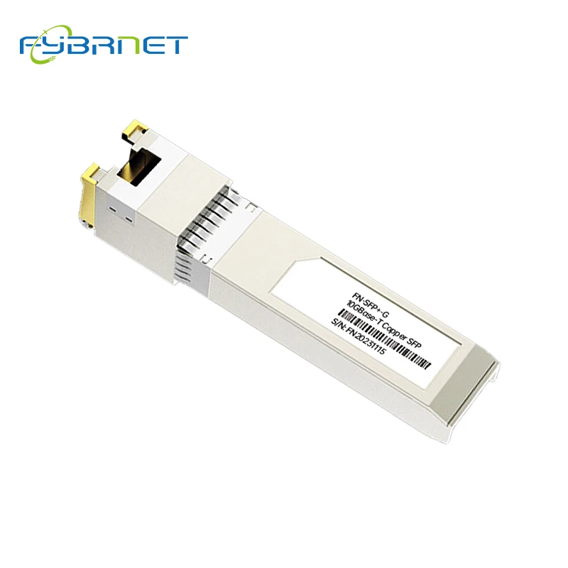 10G RJ45 Copper SFP+ Transceiver 30M/80M RJ45 Port 10GBase-T module Compatible with Mikrotik/Cisco for Ethernet Fiber Switch