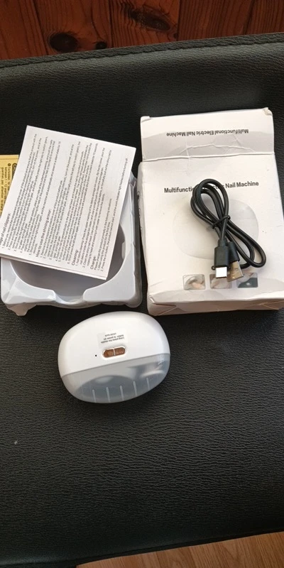 Cortauñas eléctrico con luz, recortador de anicura automático, tijeras para dedos de los pies y bebés adultos, cortador de uñas para pulir pedicura photo review