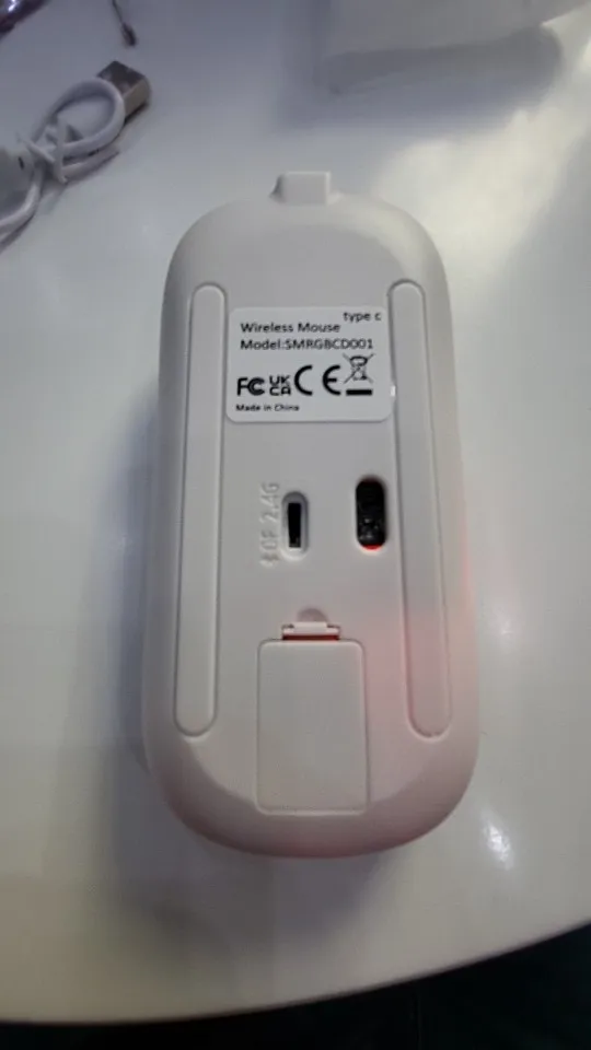 Wireless Bluetooth 2.4GHz RGB Mouse Rechargeable Silent photo review