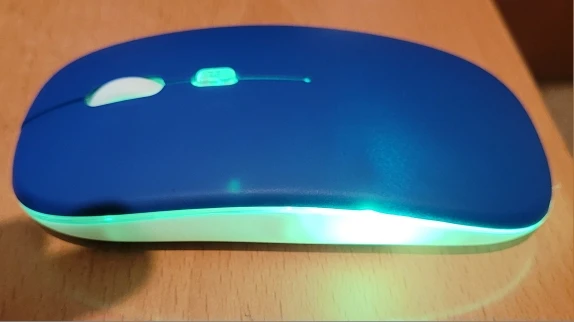Ratón inalámbrico Bluetooth para tableta, teléfono, retroiluminación RGB recargable, para iPad, PC, portátil, tableta, teléfono, ratón USB de 2,4 GHz photo review