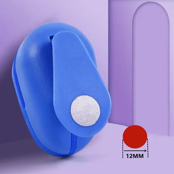 12mm forma del cerchio craft hole punch cortador de papel de scrapbook paper foam school manual 1.2cm Round cutter strumento fai da te Rounder