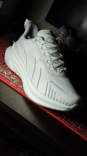 ONEMIX White Road Running Shoes for Men Air Cushion Outdoor Sport Shoes Male Trainers Summer Jogging Shoes Women Footwear photo review