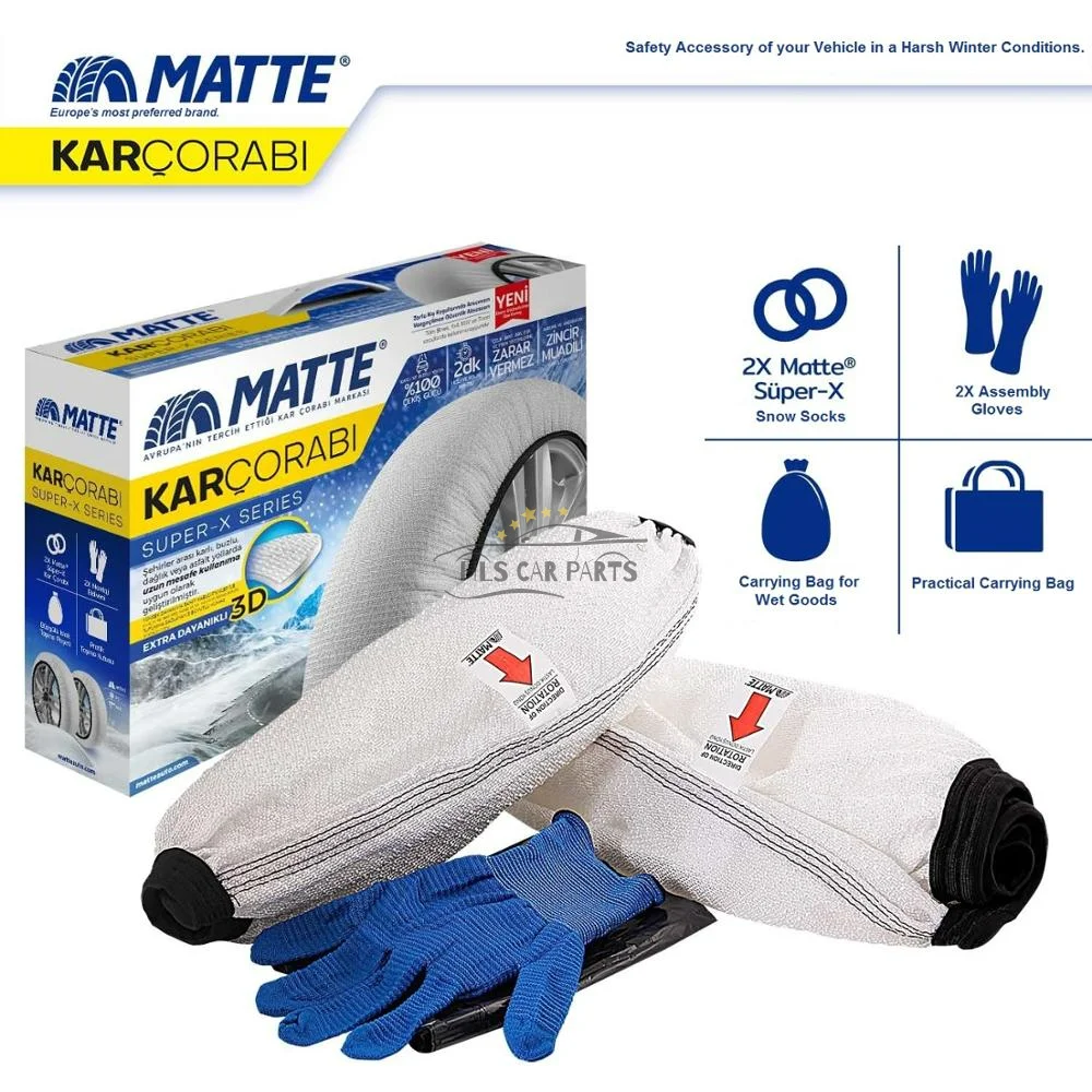 Chaussettes Voiture pour La Neige, Chaussette Neige Voiture Universelles,  Chaînes à Neige Auto, Voiture Pneu Ceinture Anti Dérapant Réglables