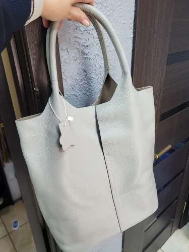 Soft Leather Commuter Tote Bag photo review
