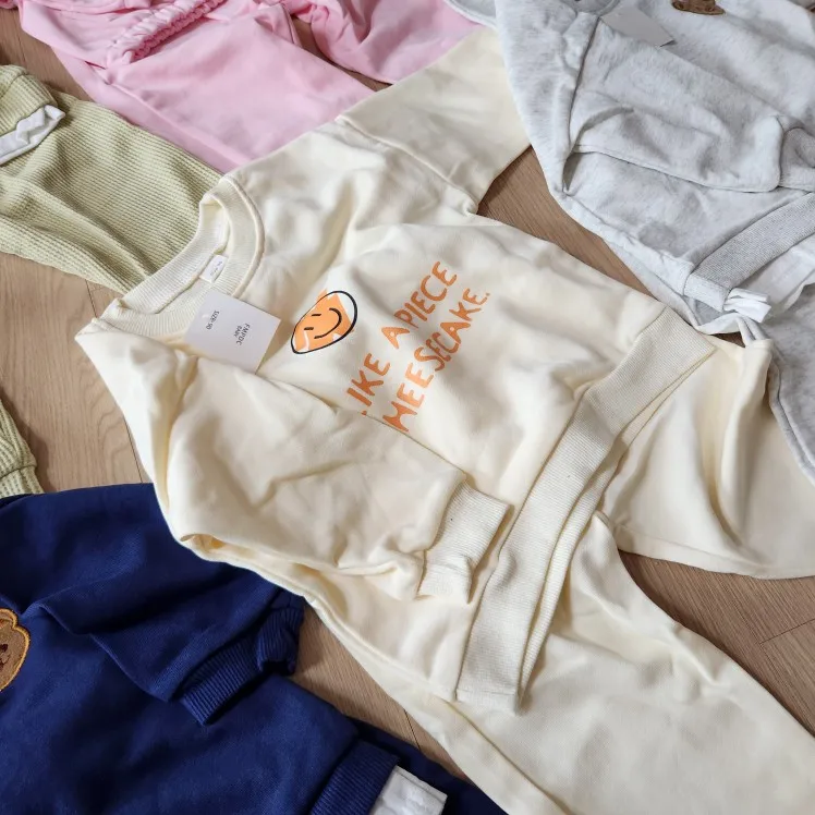 Baby Boy Girl Clothes Set Newborn Infant Casual Sweatshirt + Harem Pants photo review