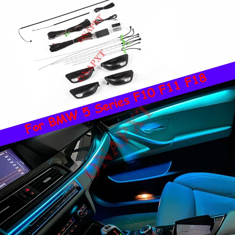 Neon-Interior-Door-Ambient-Light-For-BMW-5-Series-F10-F11-F18-2010-2018 ...