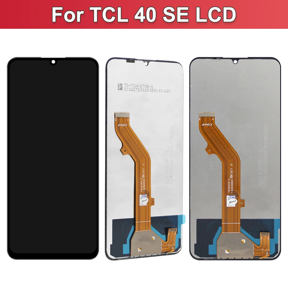 6.75 LCD Display with Touch Screen Digitizer Full Assembly Replacement